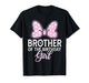 Brother of The Birthday Girl Cute Pink Bow Family Matching T-Shirt