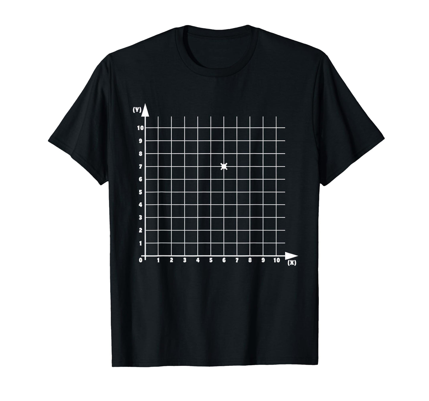 Coordinate (6,7) Funny Math Teacher 67 Math Lover Boys Kids T-Shirt