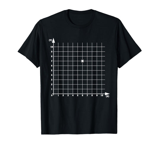Coordinate (6,7) Funny Math Teacher 67 Math Lover Boys Kids T-Shirt