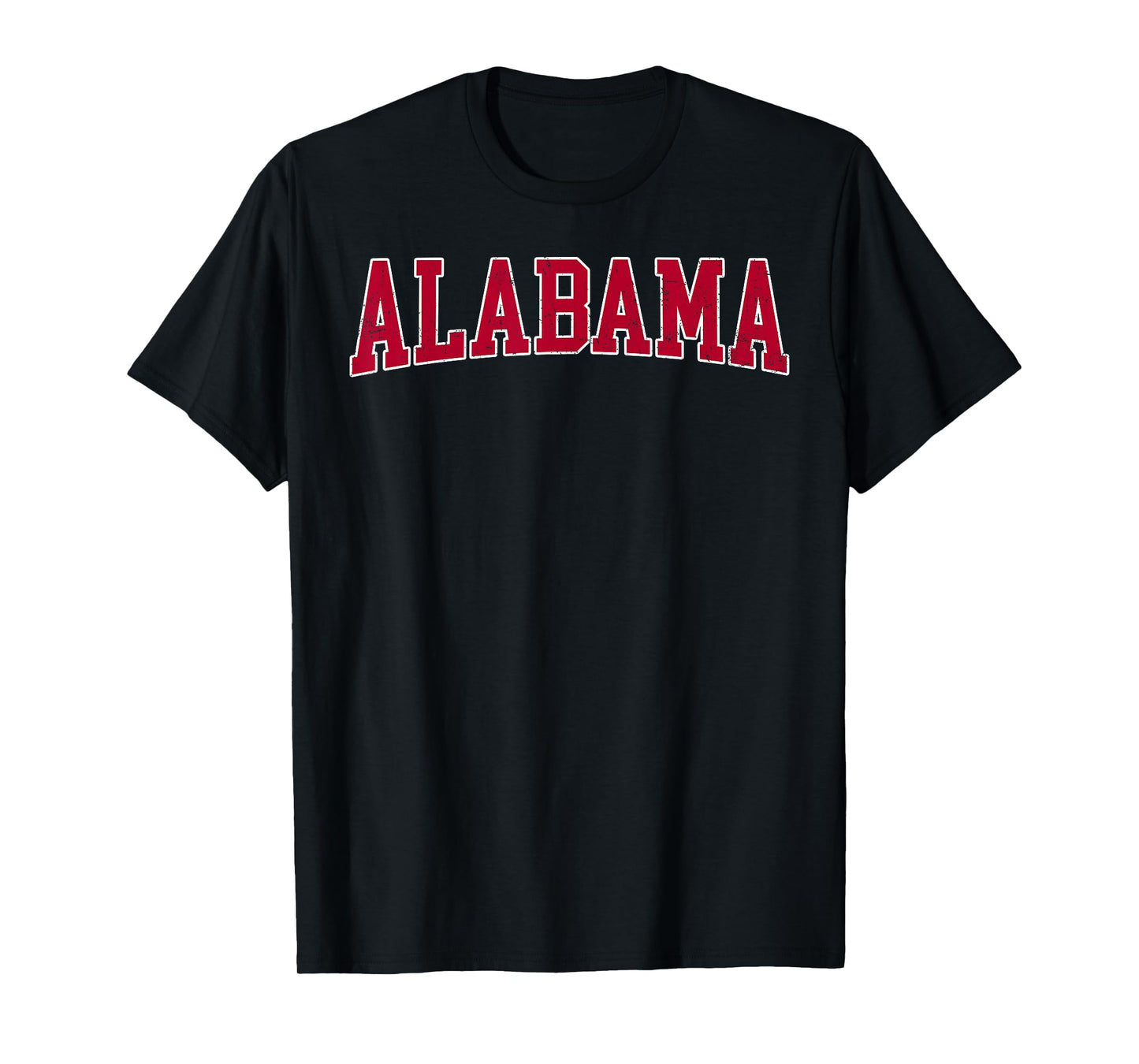 Alabama AL Vintage Sports Design Red Design T-Shirt