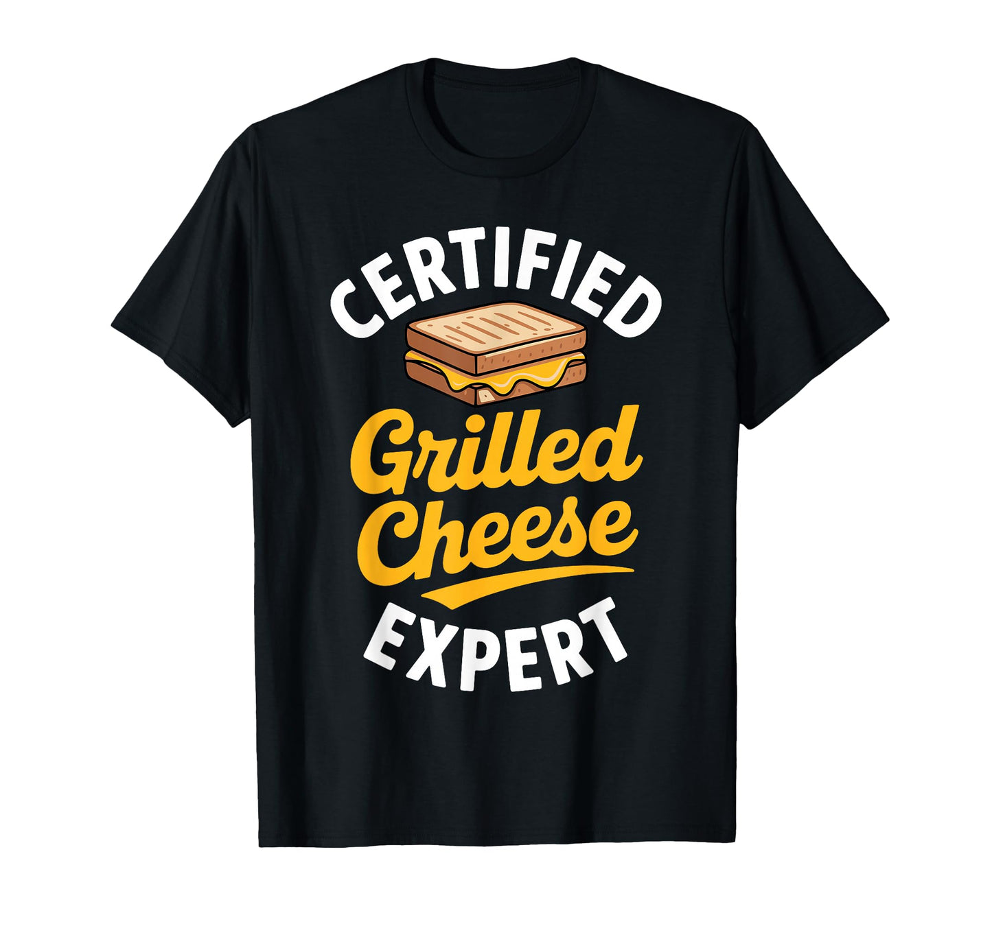 Funny Grilled Cheese Art for Men Women I Love Grilled Cheese T-Shirt