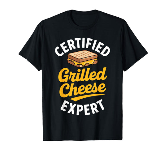Funny Grilled Cheese Art for Men Women I Love Grilled Cheese T-Shirt