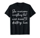 She Overcame Everything That was Meant to Destroy Her Funny T-Shirt