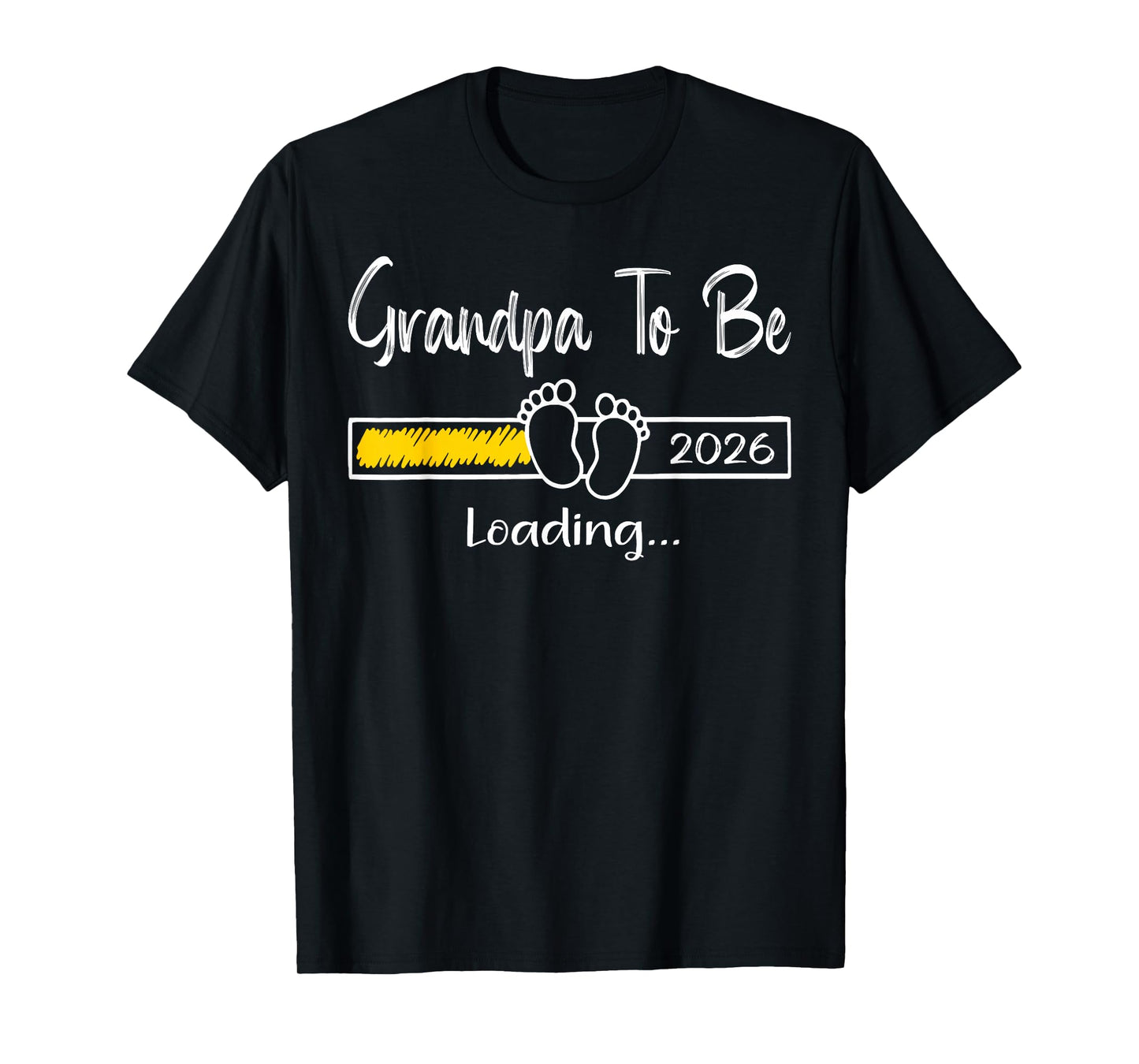 Grandpa to Be 2026 Loading Soon to Be Grandpa Est 2026 T-Shirt
