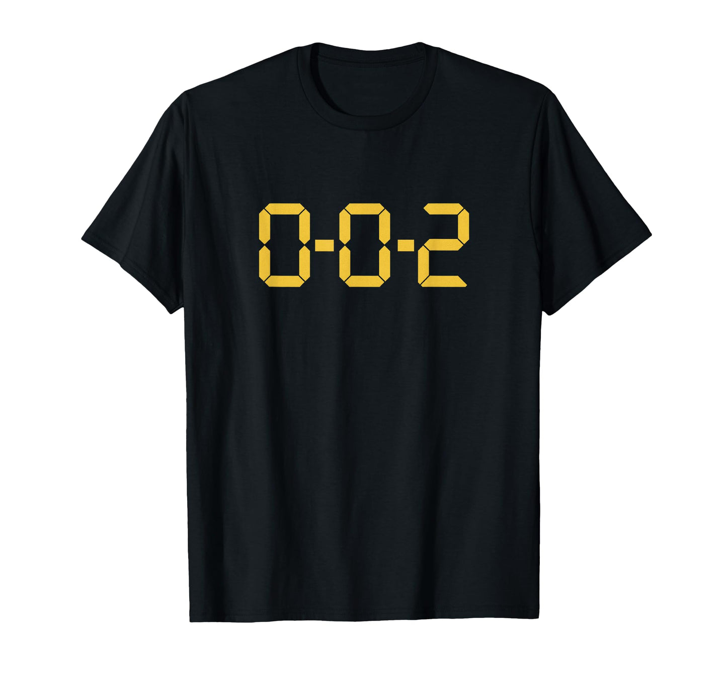 0-0-2 – Minimalist Pickleball Score T-Shirt