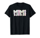 Mimi Floral Coquette Bow Mother's Day Cute Women Grandma T-Shirt