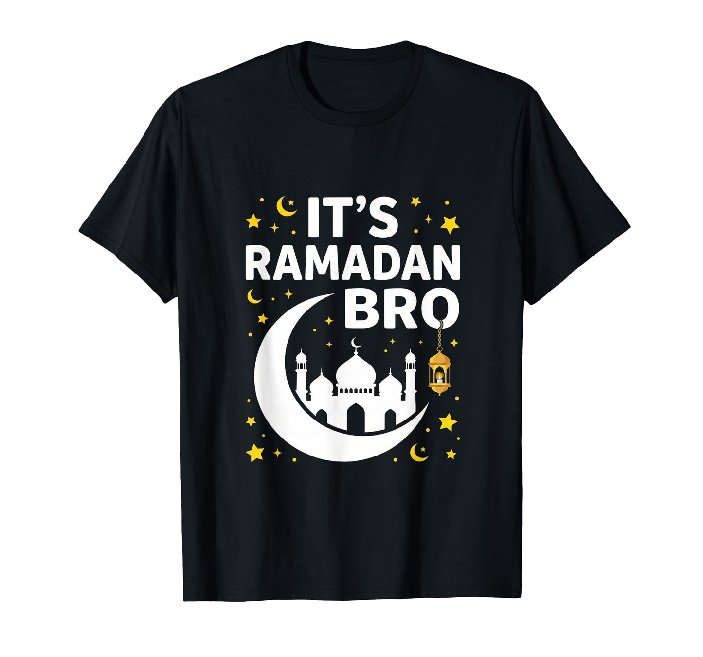 It's Ramadan Bro Muslim Islamic Pajama Mubarak Eid Kareem T-Shirt