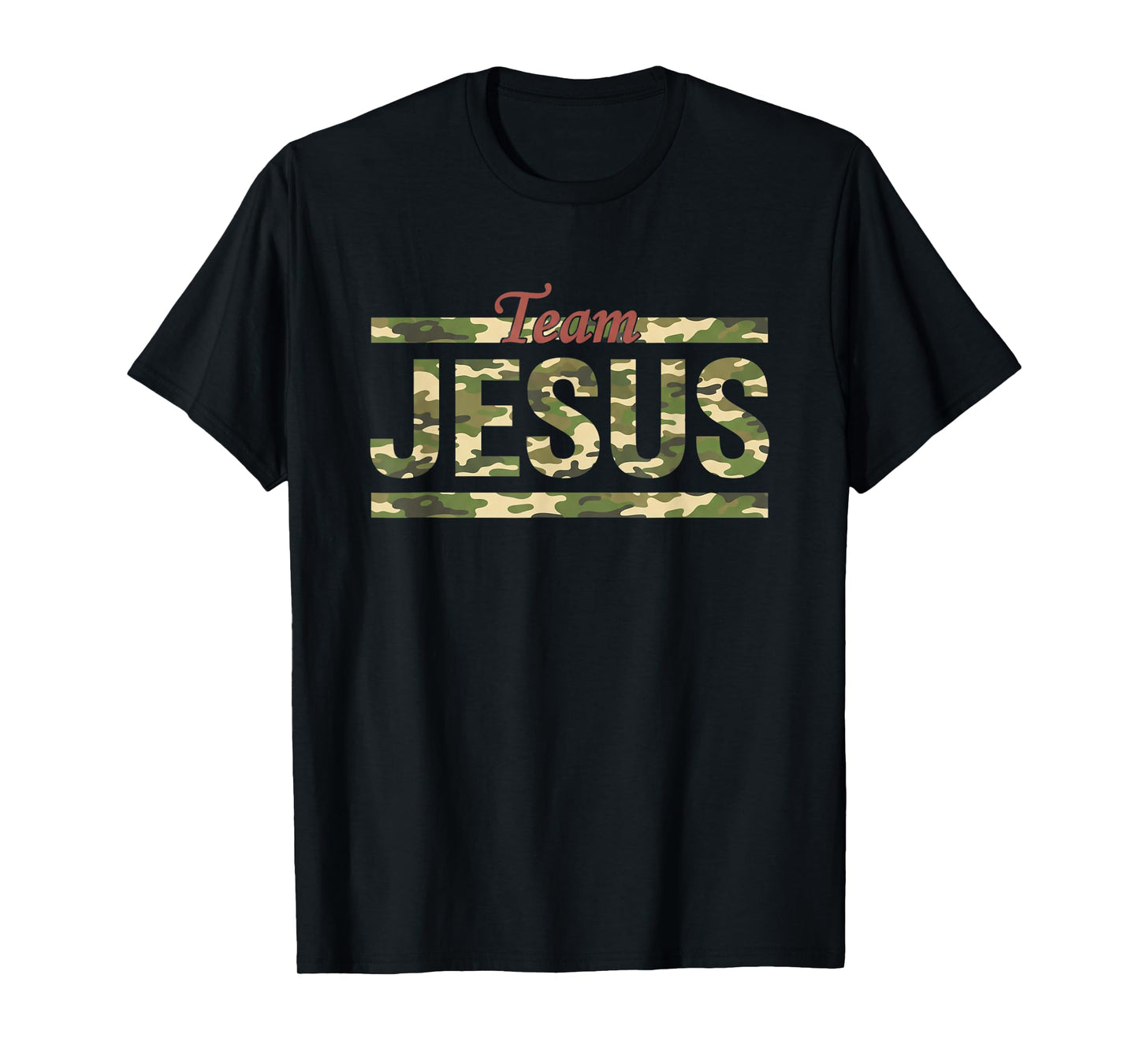 Christian - Team Jesus Camo Faith Squad T-Shirt