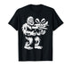 Bigfoot Holding Airplane with Smile in Playful Presentation T-Shirt