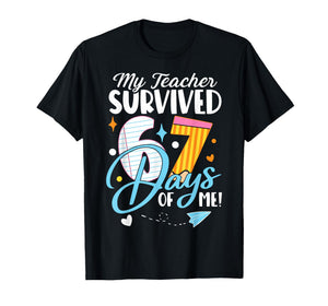 My Teacher Survived 67 Days of Me Funny Six Seven 6 7 Meme T-Shirt
