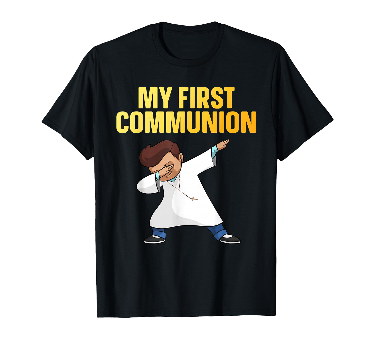 First Communion Art for Boys Girls Kids 1st Holy Communion T-Shirt