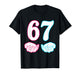 Six Seven 67 6 7 Kids 67 n Boys 6-7 Meme Hands Funny T-Shirt