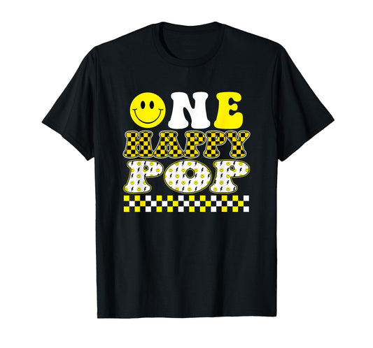 One Happy Dude Pop 1st Birthday Family Matching T-Shirt