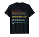 Things We Did Didn't Do Want Will Won't Do Christmas Outfit T-Shirt