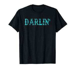 Darlin’ Western Graphic Distressed Vintage Cowgirl Country T-Shirt