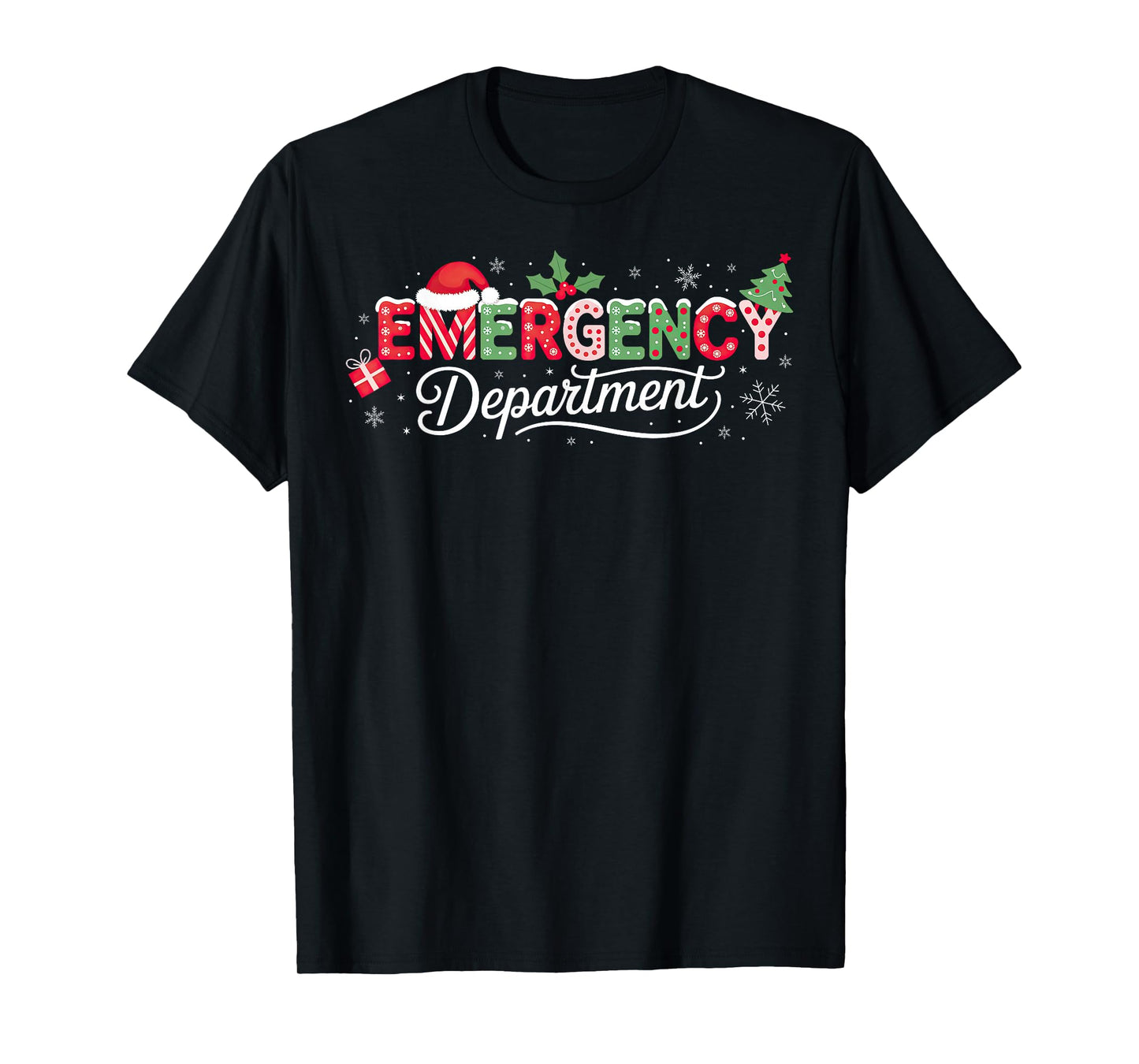 Emergency Department Christmas Santa ER T-Shirt