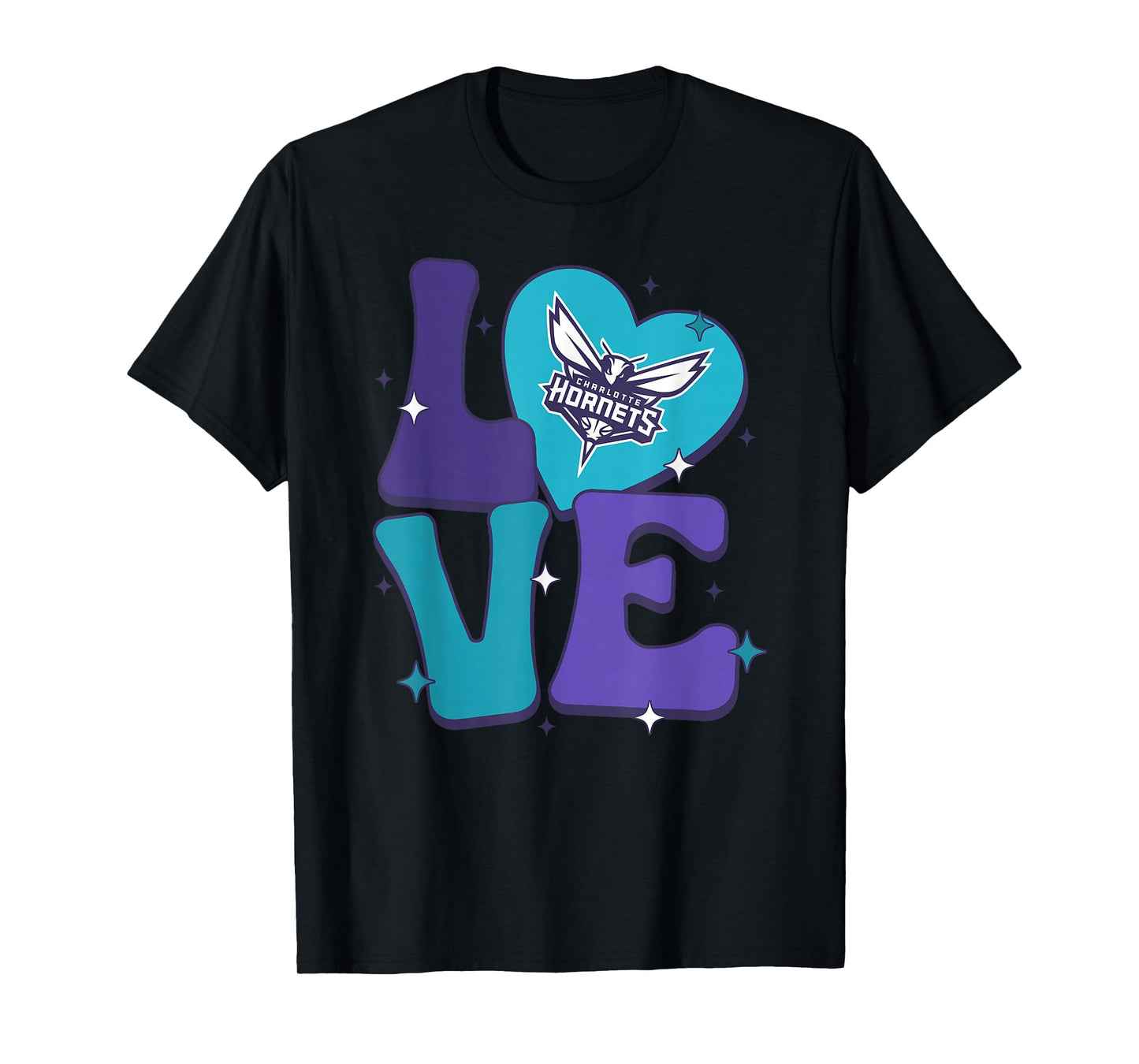 NBA Charlotte Hornets Valentine's Day Love T-Shirt