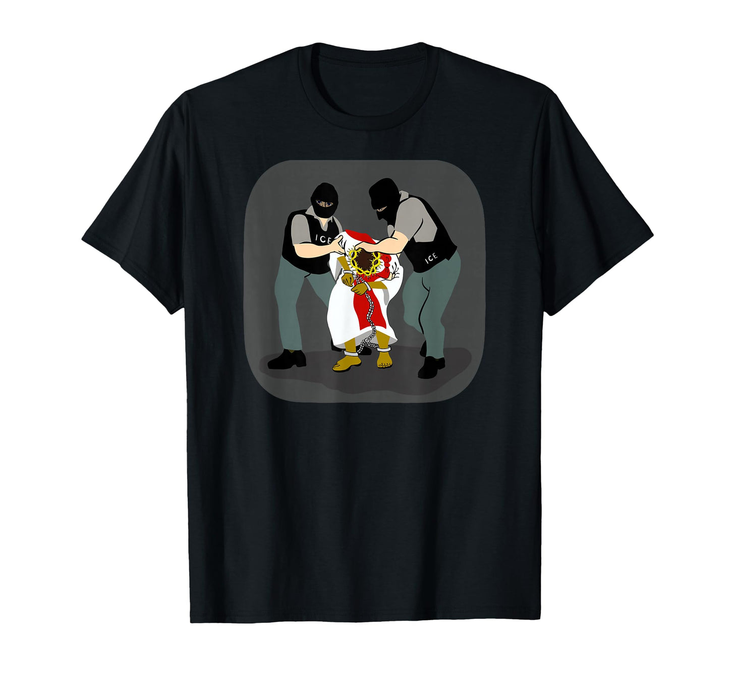 Jesus and ICE – Immigrant Justice Christian Faith T-Shirt