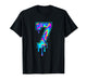 Swirl Rainbow Six Seven Meme 6 7 Halloween Matching 7 T-Shirt