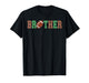 Brother of The 1 Year Old Football First Birthday Boy Family T-Shirt