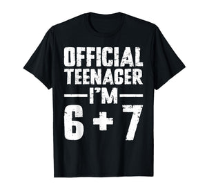 Official Teenager I'm 13th Birthday 6 7 Meme Six Seven Slang T-Shirt