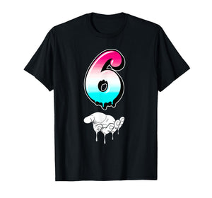 Cool Six Seven 6 7 Meme Gen Alpha Slang Costume Matching T-Shirt