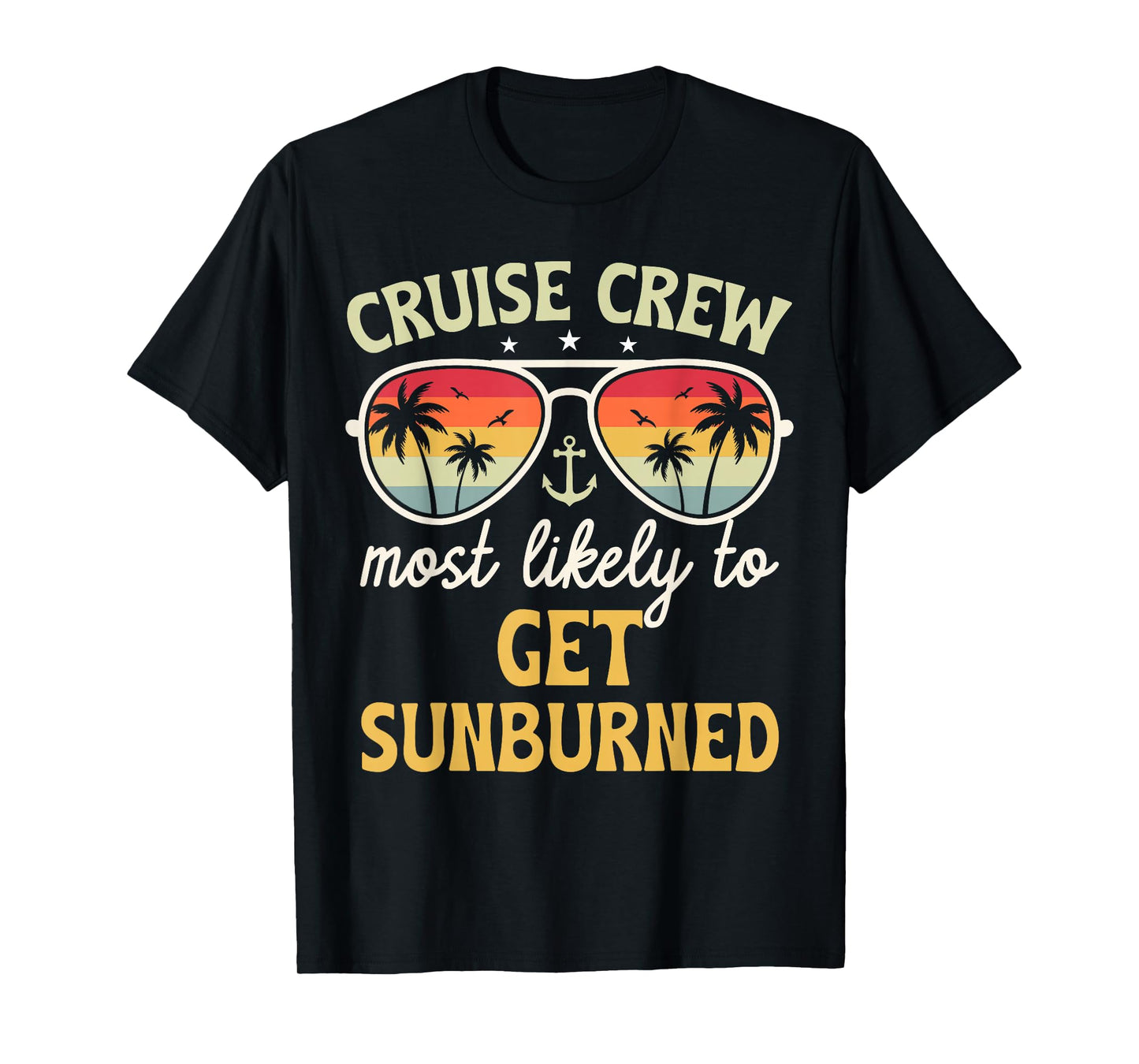 Most Likely to Get Sunburned Matching Family Cruise 2026 T-Shirt