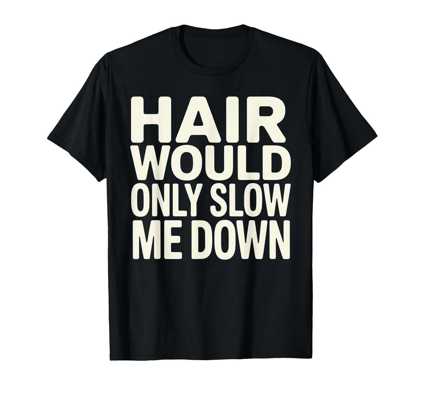 Funny Bald Man Design for Men Boys Son Bald People Bald Guy T-Shirt