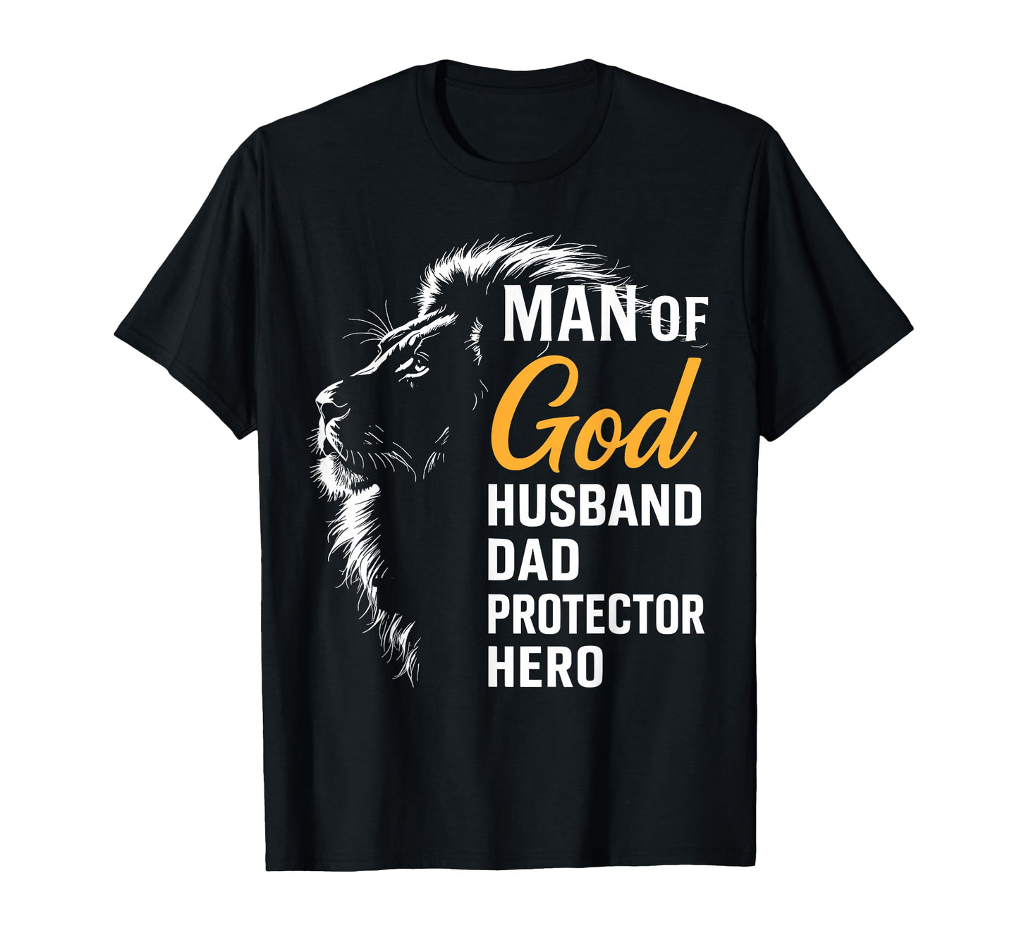 Man of God Lion of Judah Christian Faith T-Shirt