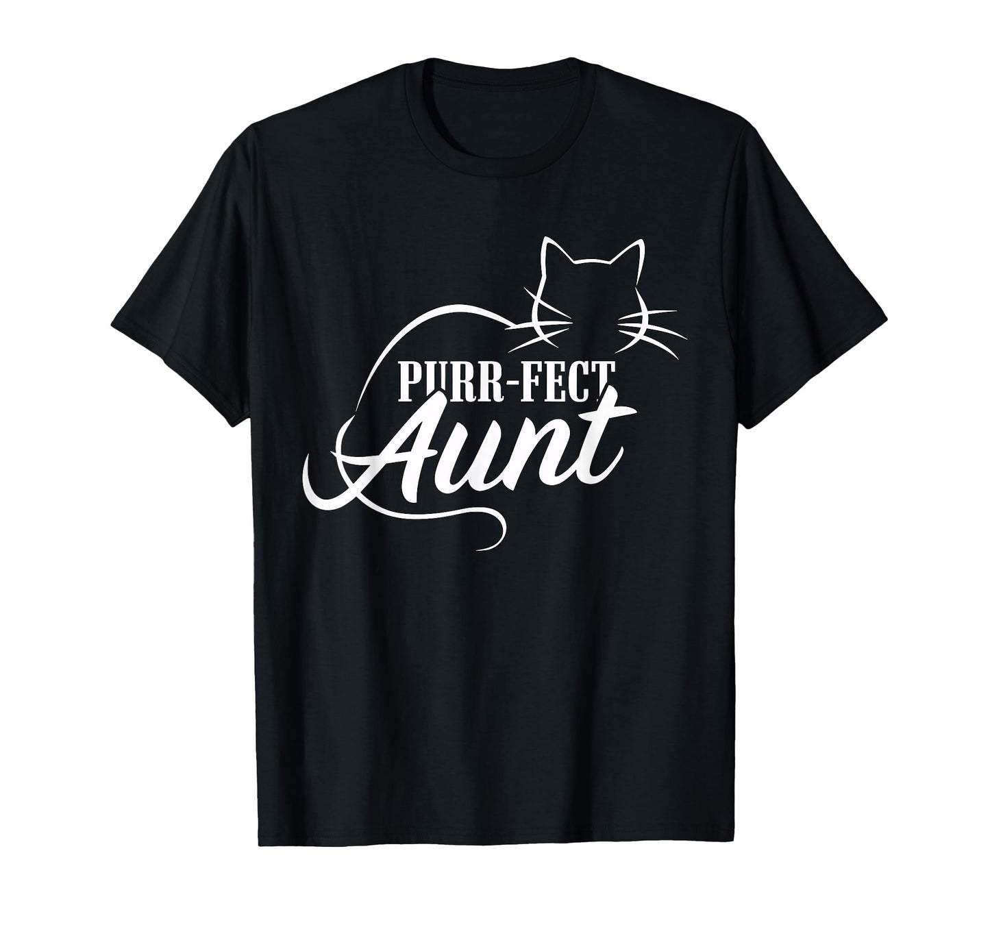 Purr-FECT Aunt Cat Owner T-Shirt