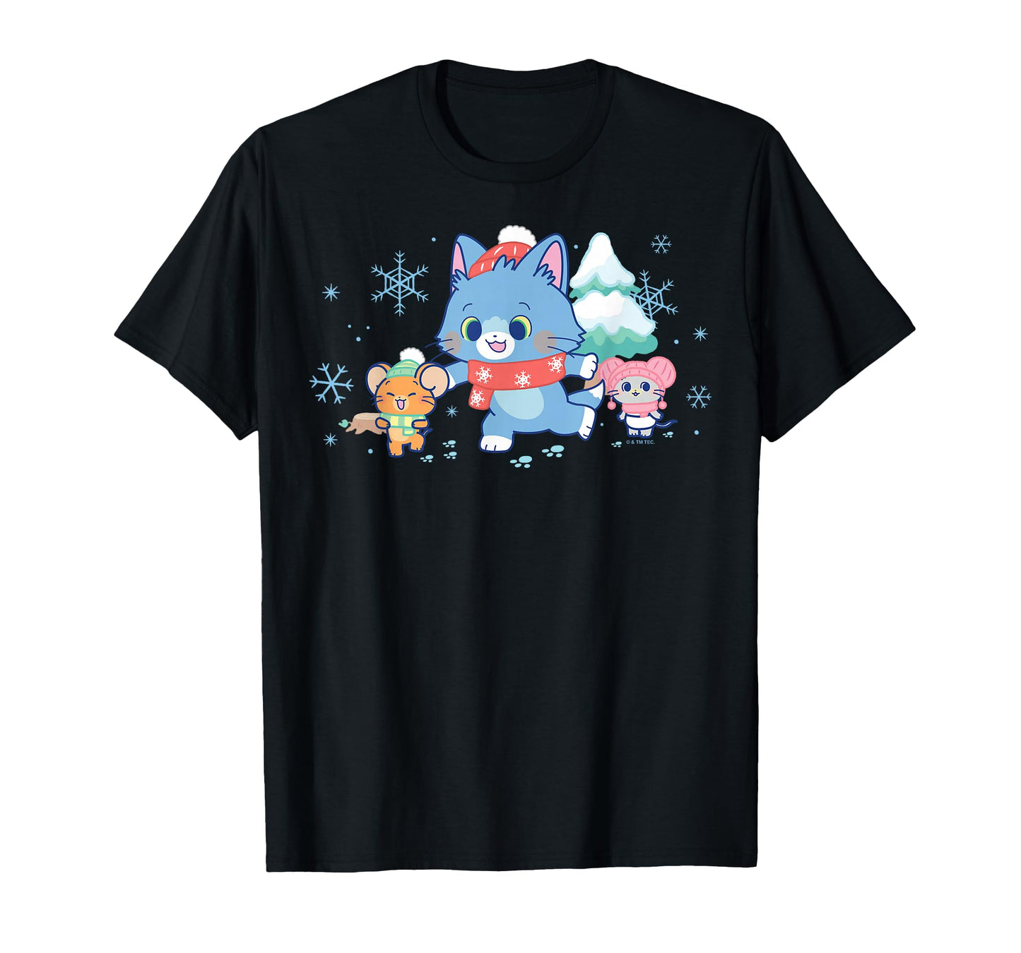 Christmas Winter Fun Group Shot T-Shirt