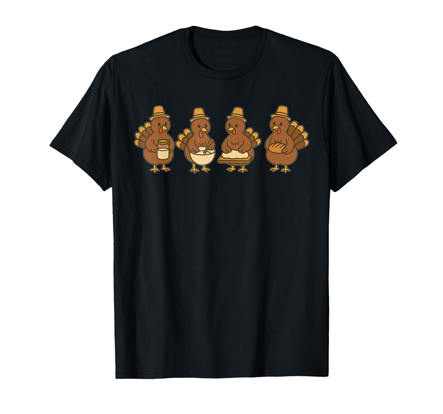 Sourdough Baker Turkey Thanksgiving Bakery T-Shirt