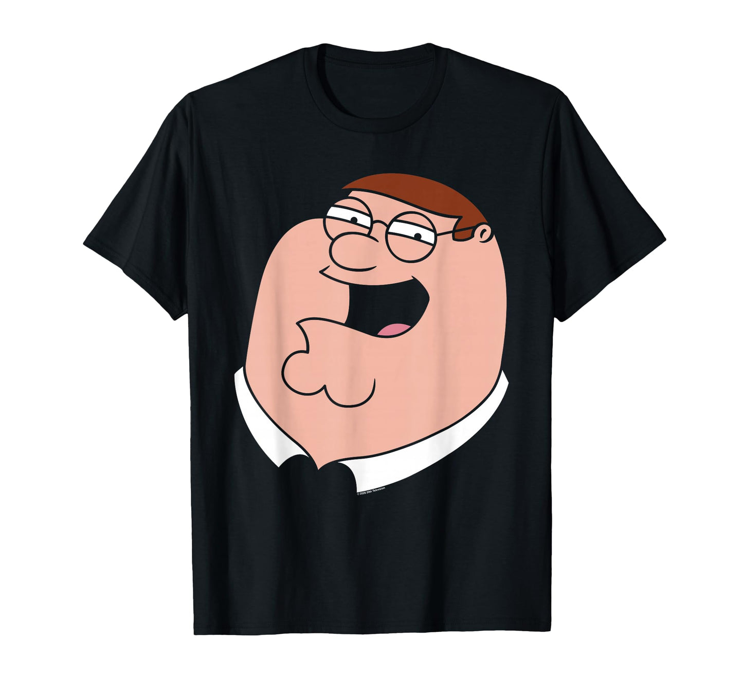Family Guy Peter Griffin Oversized Portrait Funny Cartoon T-Shirt