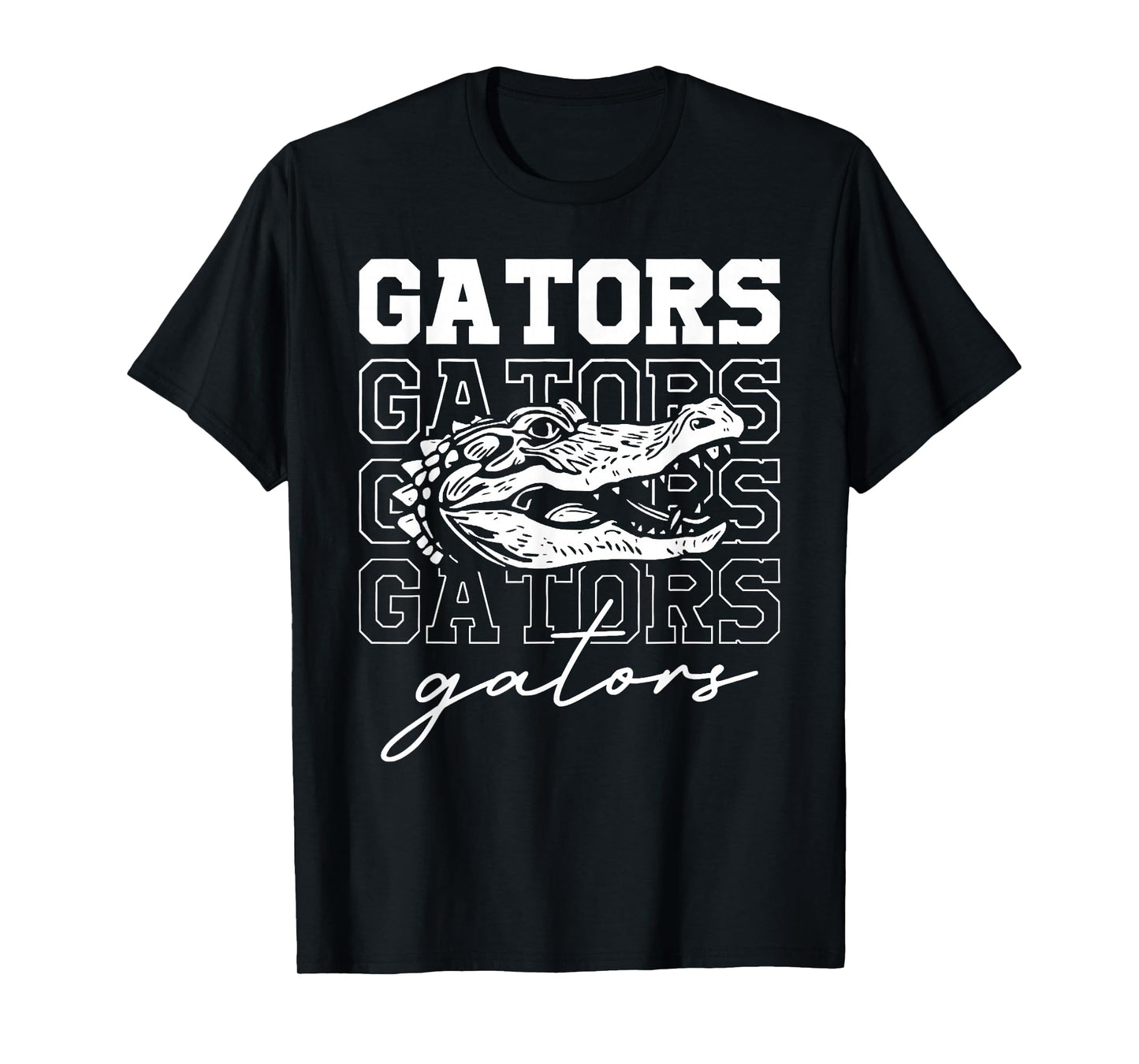 Funny Gators School Spirit Fan Team Gator Back to School T-Shirt