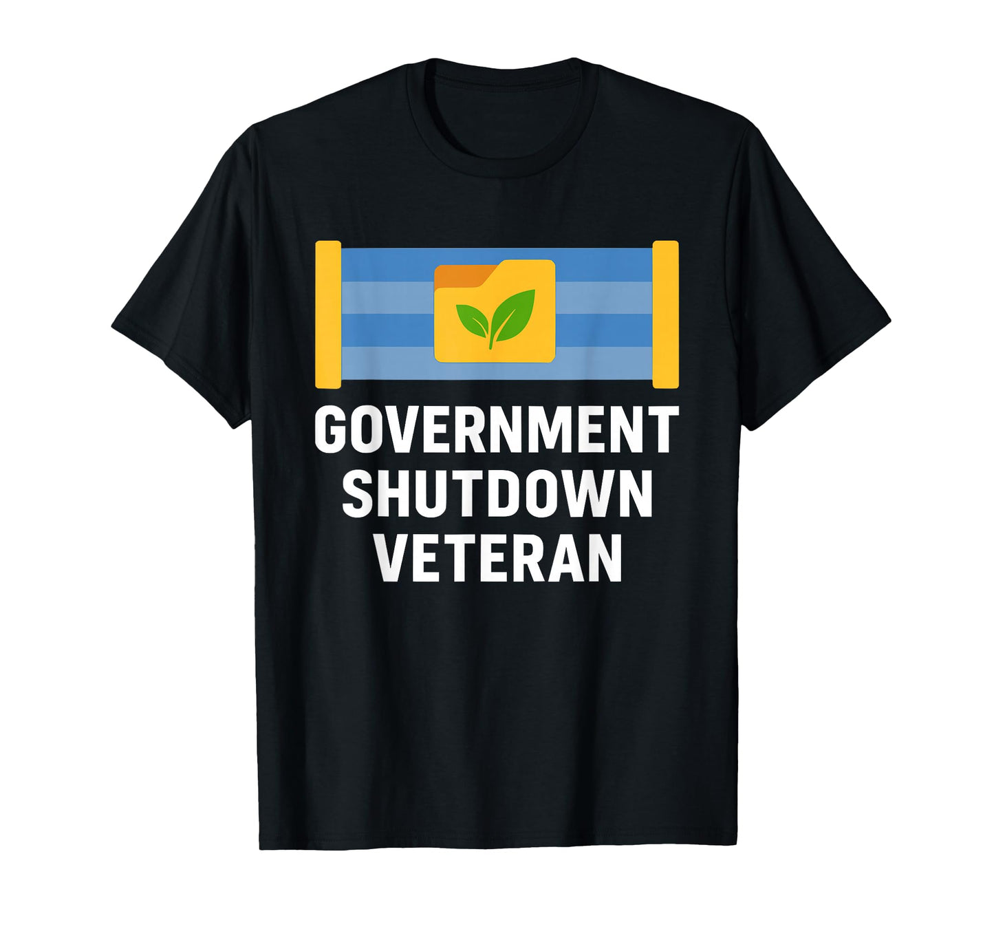 Retro Vintage Government Shutdown Veteran T-Shirt