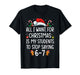 Funny Teacher 67 Christmas Six Seven Students Saying 6-7 T-Shirt