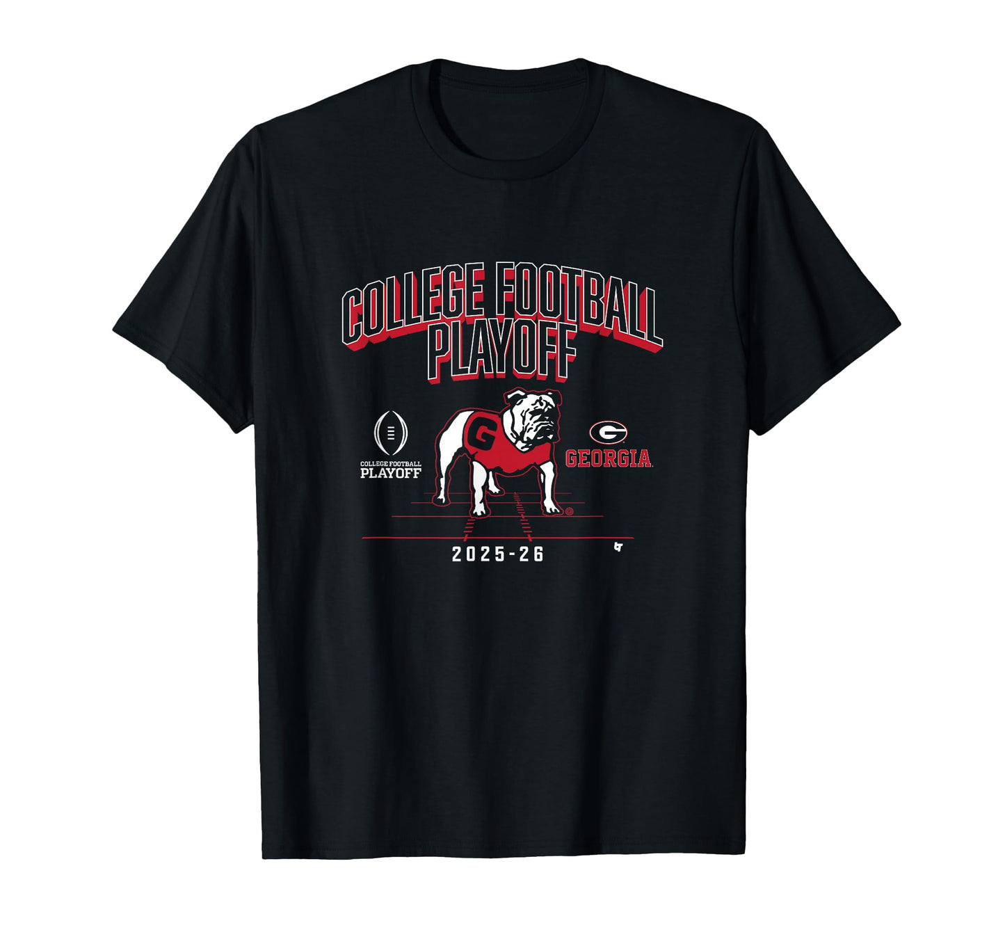Georgia Bulldogs College Football Playoff Mascot 2025 T-Shirt