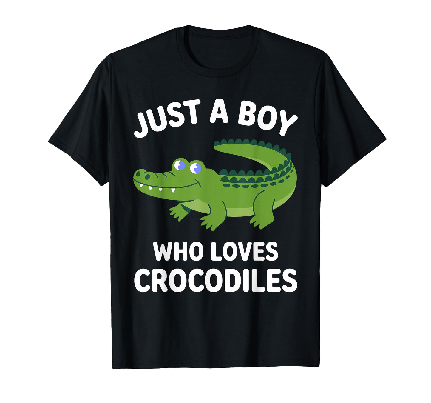 Funny Crocodile Design for Boys Kids Men Crocodile Lover T-Shirt