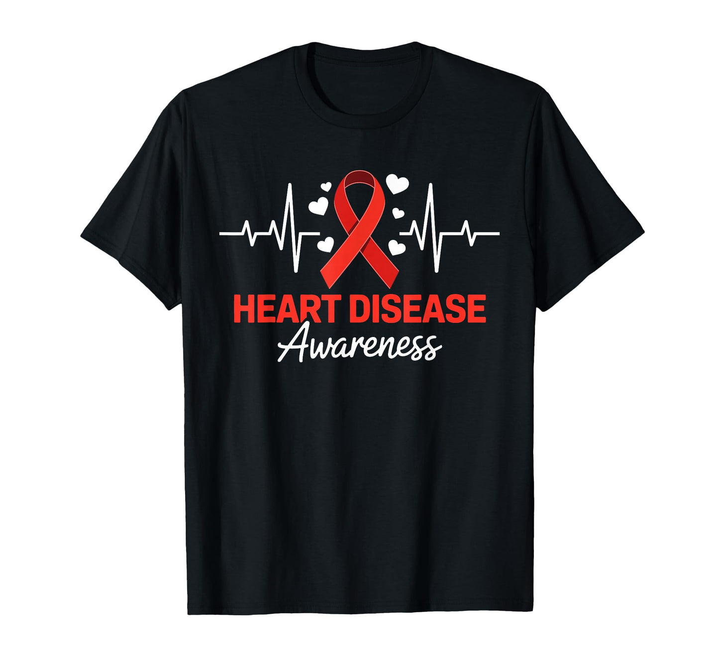 in February We Wear Red CHD Heart Ribbon Women Men Kids T-Shirt