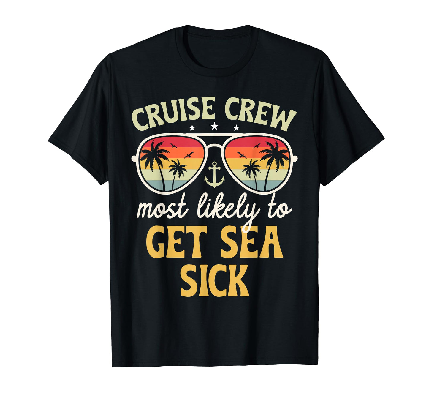 Most Likely to Get Sea Sick Matching Family Cruise 2026 T-Shirt