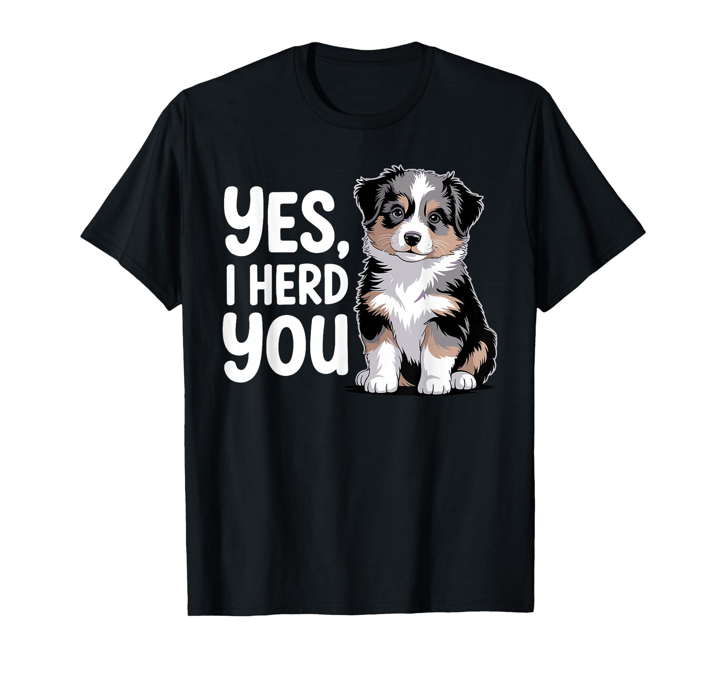 Funny Australian Shepherd Art for Men Women Aussie Owner T-Shirt