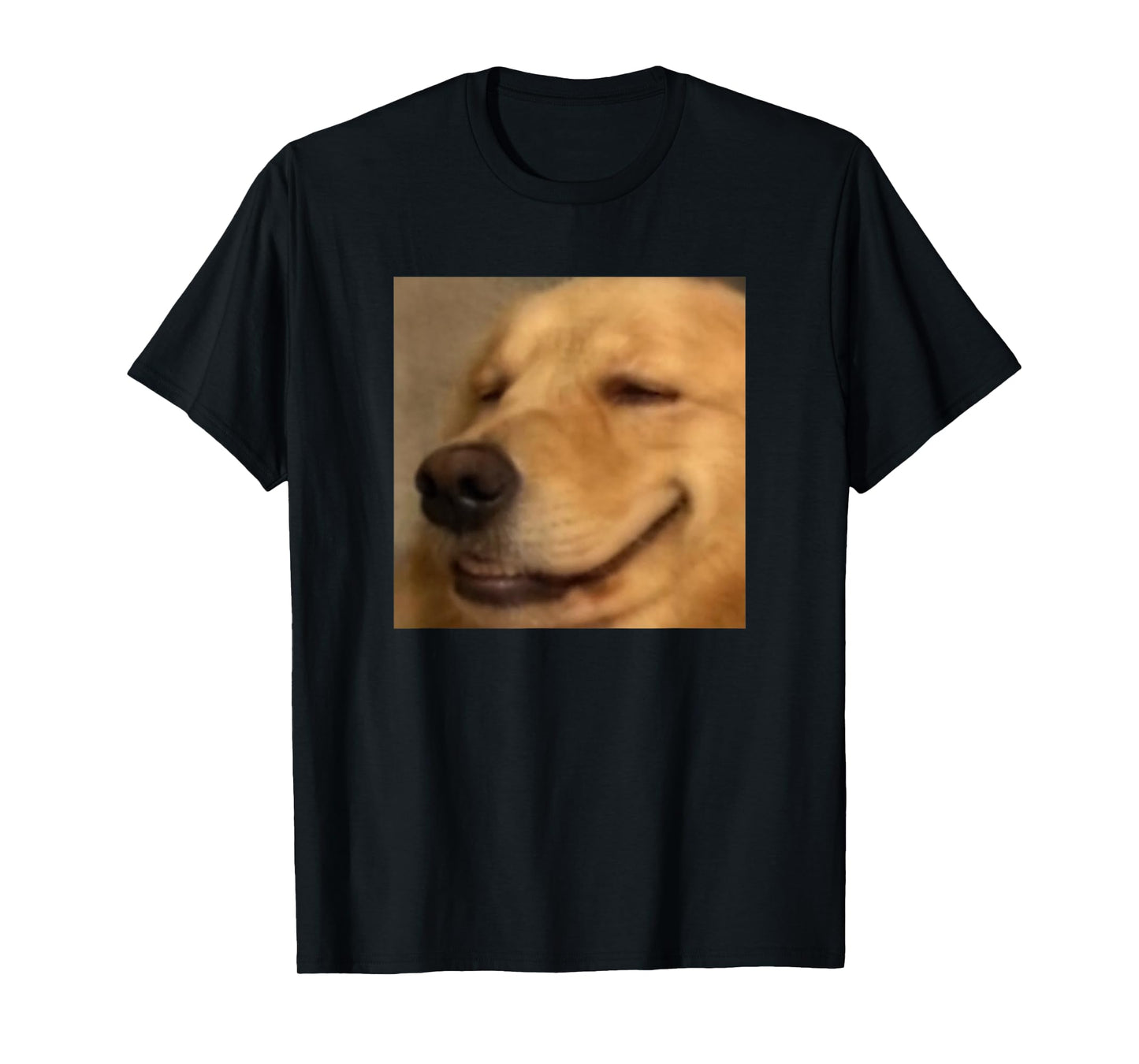 Funny Sleepy Golden Retriever Blurry Photo Meme T-Shirt