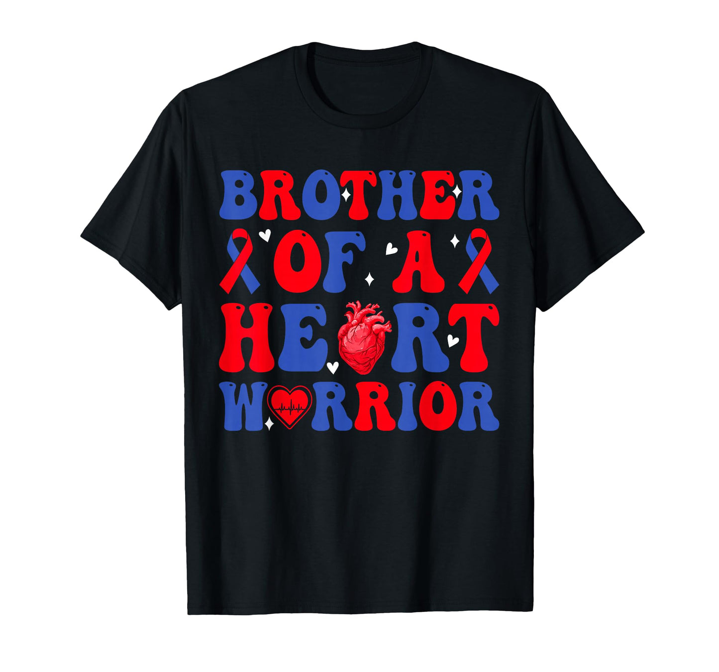 Brother of A Heart Warrior Congenital Heart Defect Awareness T-Shirt