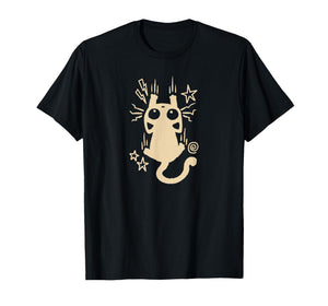 90s Y2K Clinging Tomcat Cat Leaving Scratch Marks T-Shirt