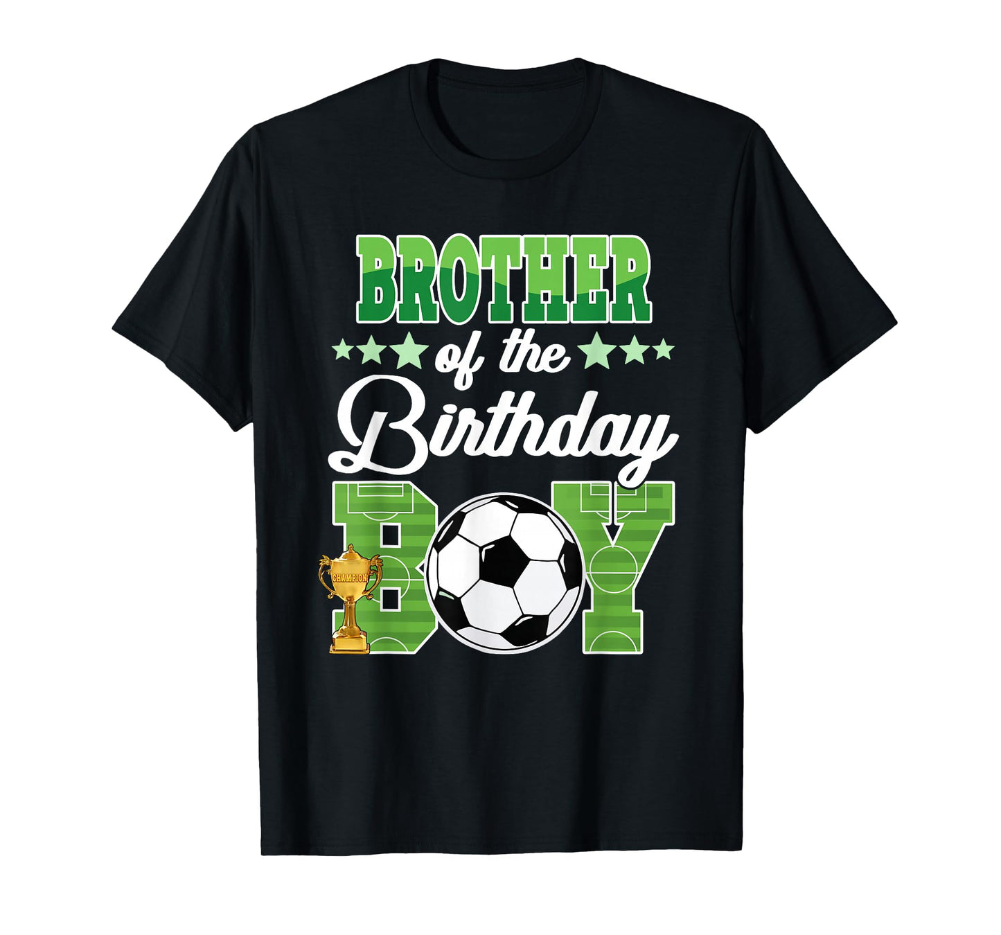 Soccer Brother Birthday Boy Party Soccer Family Matching T-Shirt