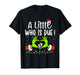 A Little Who is Due Pregnancy Christmas Announcement T-Shirt