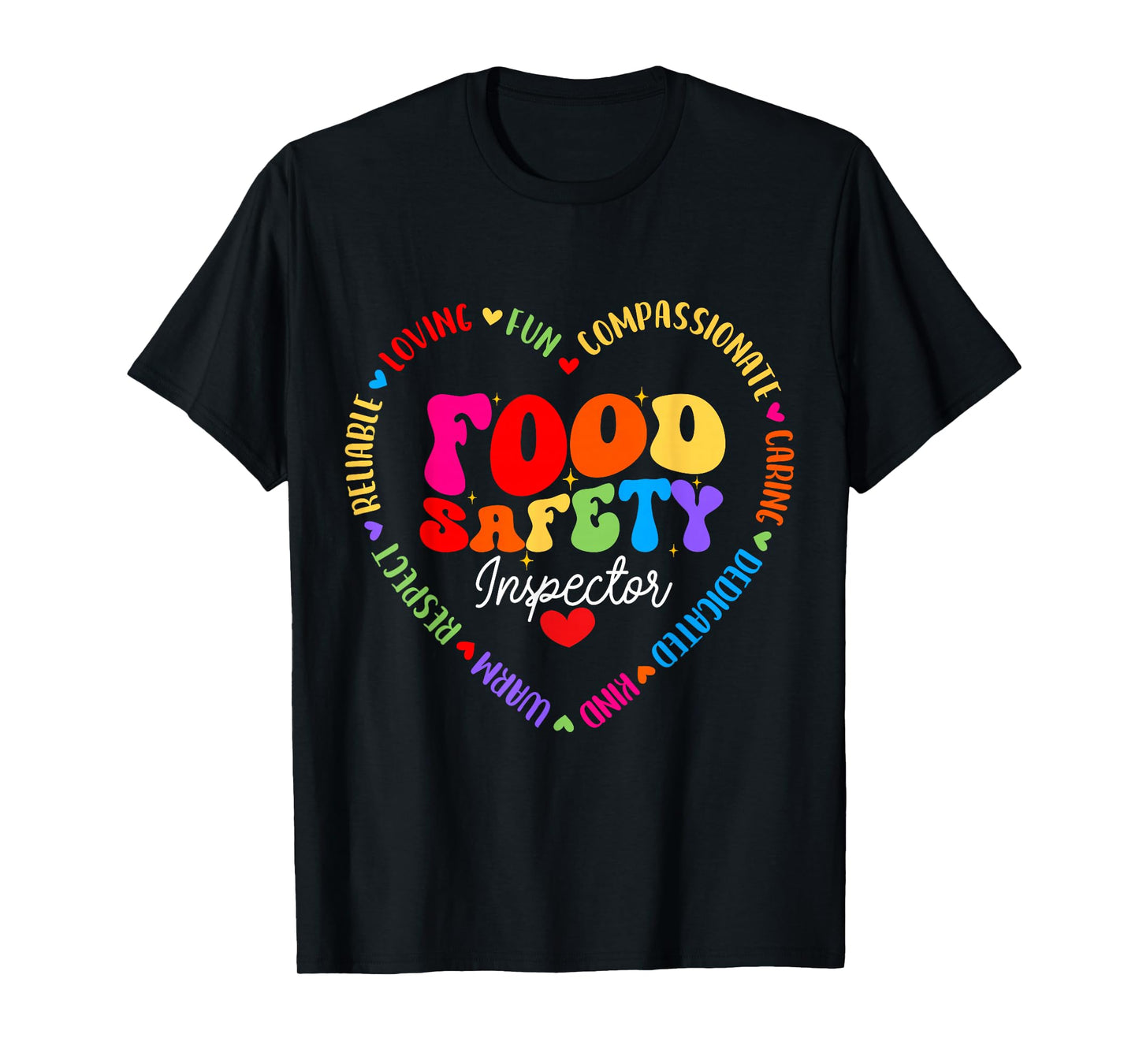 Food Safety Inspector Cafeteria Team Helper School Admin T-Shirt