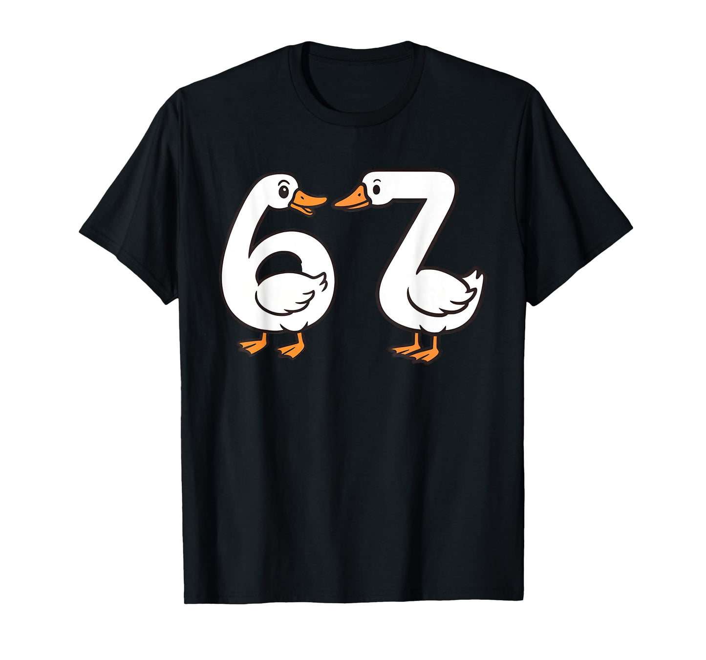 Funny 67 Goose Silly Brain Rot Teacher Gen Alpha Six Seven T-Shirt