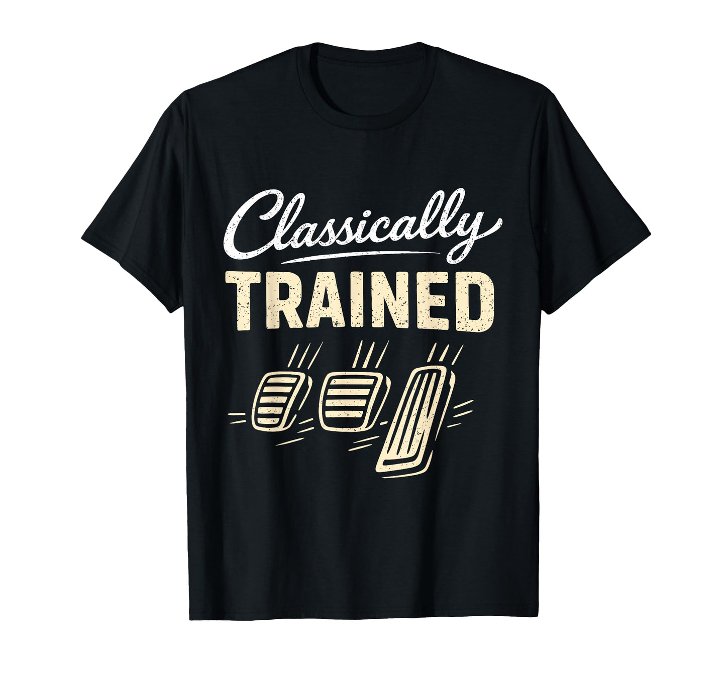 Classically Trained Car Guy Racing Gear Manual Driver T-Shirt
