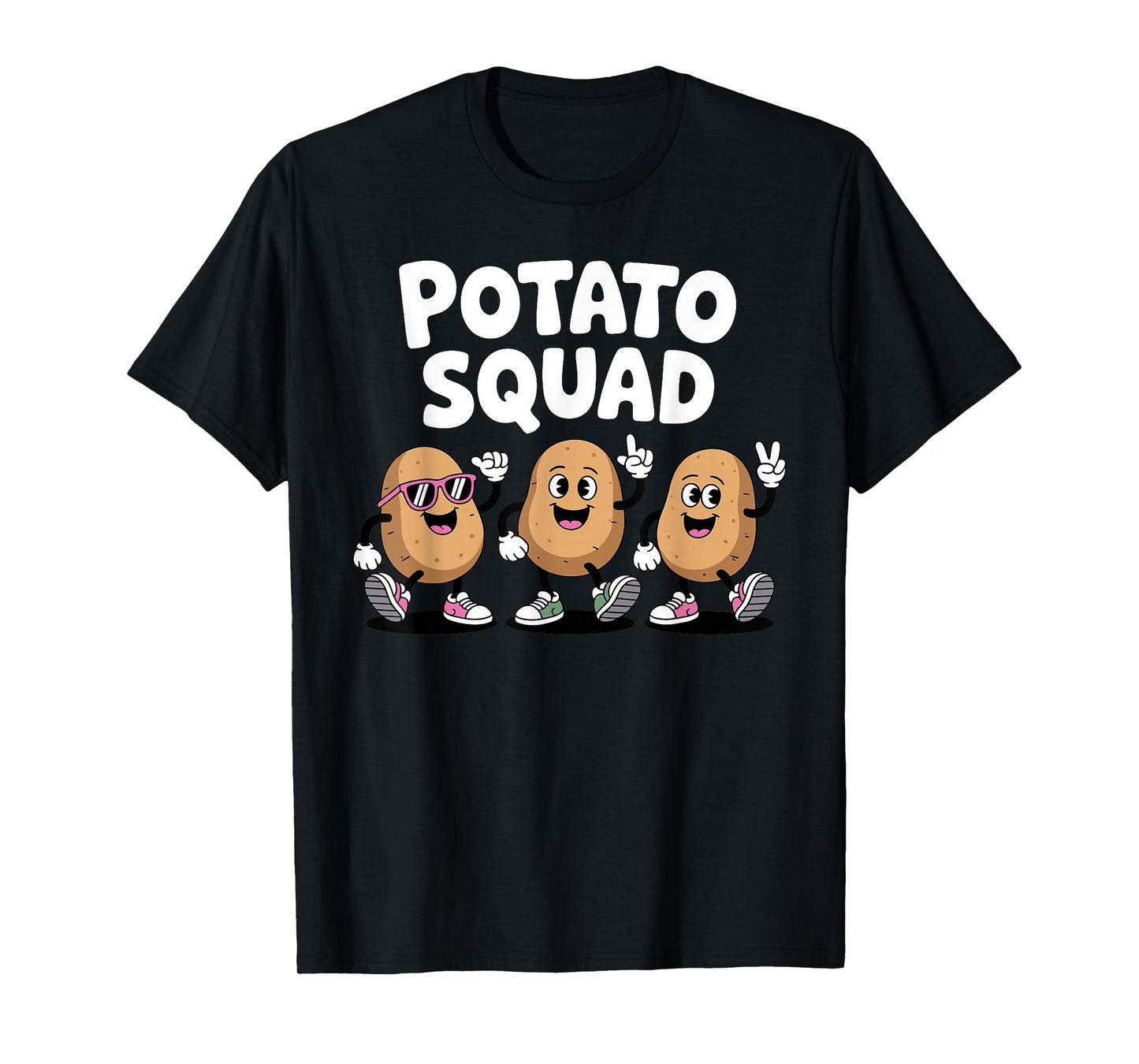 Funny Potato Art for Men Women Potato Novelty Potato Lover T-Shirt